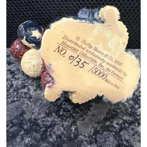 Vintage Shelly Bear Happy Birthday Figurine with Balloons & Cake Limited Edition - Picture 5 of 9